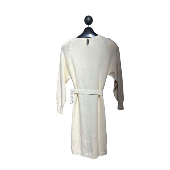 John Richard NWT Vintage Belted Sweater Dress Embellished with Sequin Size Large - Picture 4 of 5